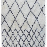 Teppich Weiß und Grau Berber aus Wolle – Zaghouan – Gesamtansicht des Teppichs