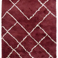 Alfombra bereber roja de lana 170x240 – Zaghouan