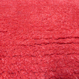 Red Berber Wool Rug – Boumia – close-up of the weave