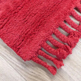 Vloerkleed rood berber van wol 170x240 – Boumia