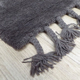 Vloerkleed grijs berber van wol 200x300 – Boumia