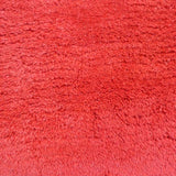 Red Berber Wool Rug – Boumia – close-up of the weave