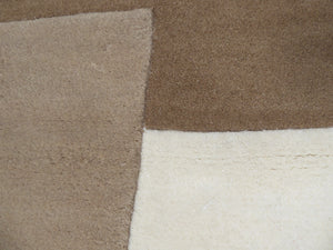 Mola : Grand Tapis Tricolore en Laine Premium