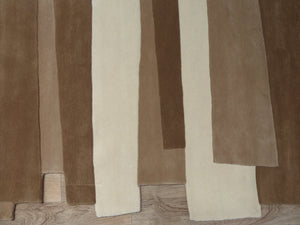 Mola : Grand Tapis Tricolore en Laine Premium