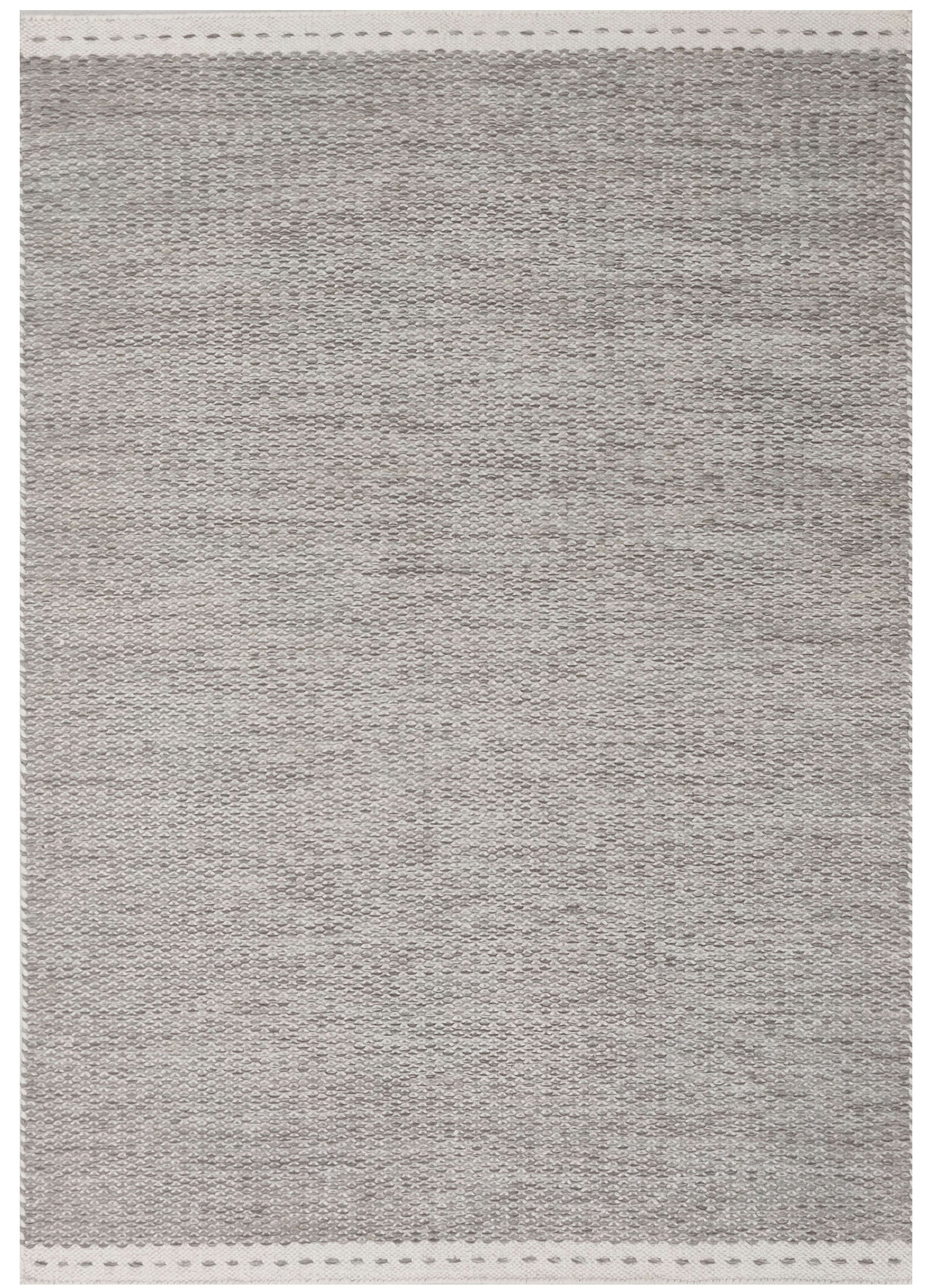 Vloerkleed beige laagpolig van wol 120x170 – Alpine