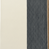 White and Black Wool and Viscose Rug – Birkin – full view of the rug