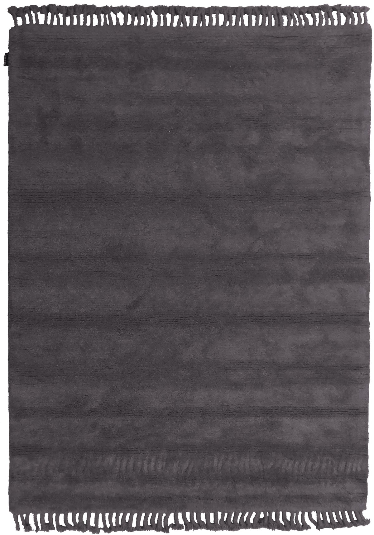 Vloerkleed grijs berber van wol 200x300 – Boumia