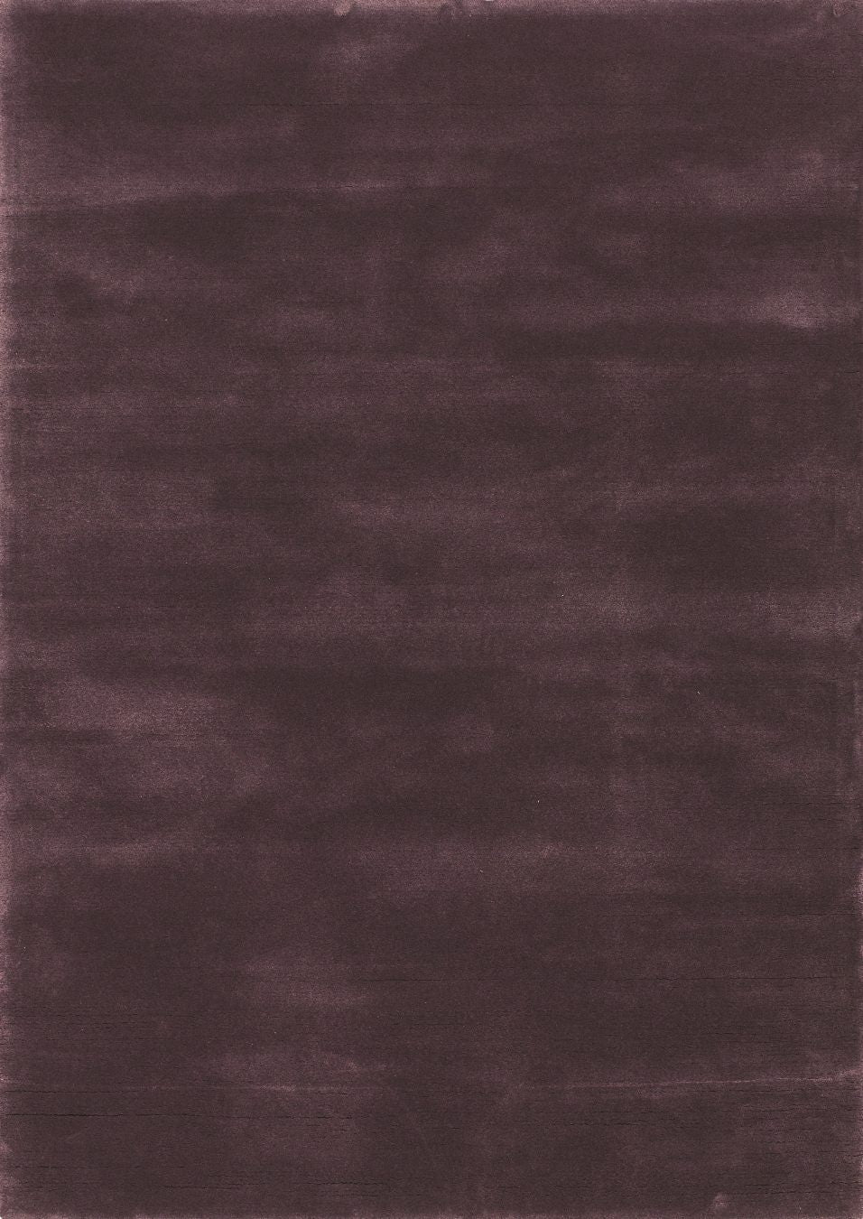 Tapis violet brillant et soyeux fait main en viscose – vue de face, texture lisse et éclatante