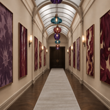 Grey Polyamide Hallway Runner Rug – Pacs, in a hallway