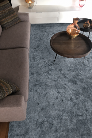 Tapis Uni Gris Brillant et Soyeux (Haute Résistance) - Pacs (230x275, 200x250, 170x240 et 140x200))