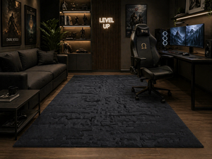 Aanbieding voor een zijdezacht en comfortabel wollen vloerkleed uit Bikaner in space grey.