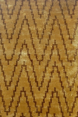 Tapis Ikat – Violet Aubergine – Laine NZ & Viscose Tufté Main