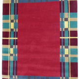Tapis multicolore en laine – Indiana : vue d'ensemble du tapis