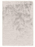 Tapis gris clair à poils longs en polyester 200x300 – Berka