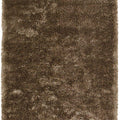 Tapis marron à poils longs 140x200 – Poils Longs Moelleux Berka