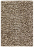 Beige Shaggy Polyester and Wool Rug 200x300 – Laurita