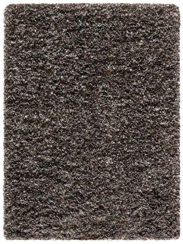 Grey Shaggy Wool and Silk Rug 140x200 – Laurita