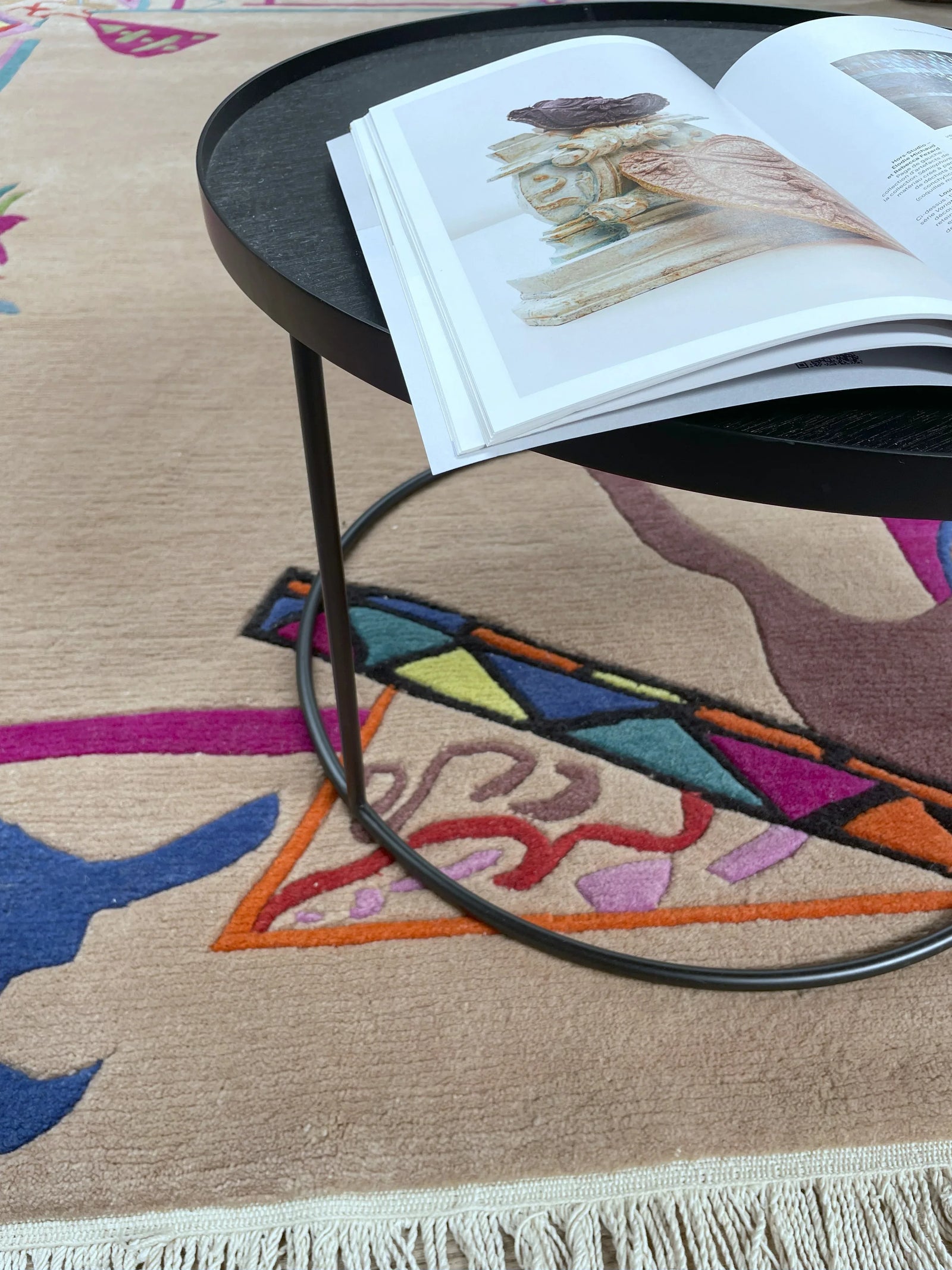 Geknoopt beige PROTO-FA0057 - Moderne vloerkleden tegen outletprijzen - Bel-Deco