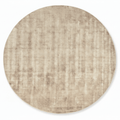 Tapis rond vintage beige en viscose 75R – Erica