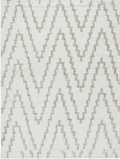 White Wool and Viscose Rug 170x240 – Ikat