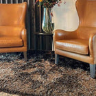 Brown Shaggy Polyester Rug 170x240 – Poils Longs Moelleux Berka