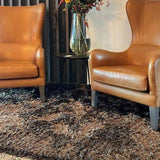 Teppich Braun Hochflor aus Polyester – Poils Longs Moelleux Berka, im Wohnzimmer
