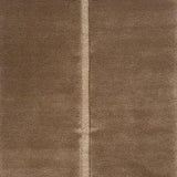 Tapis artisanal marron uni – Noumakh : vue d'ensemble du tapis