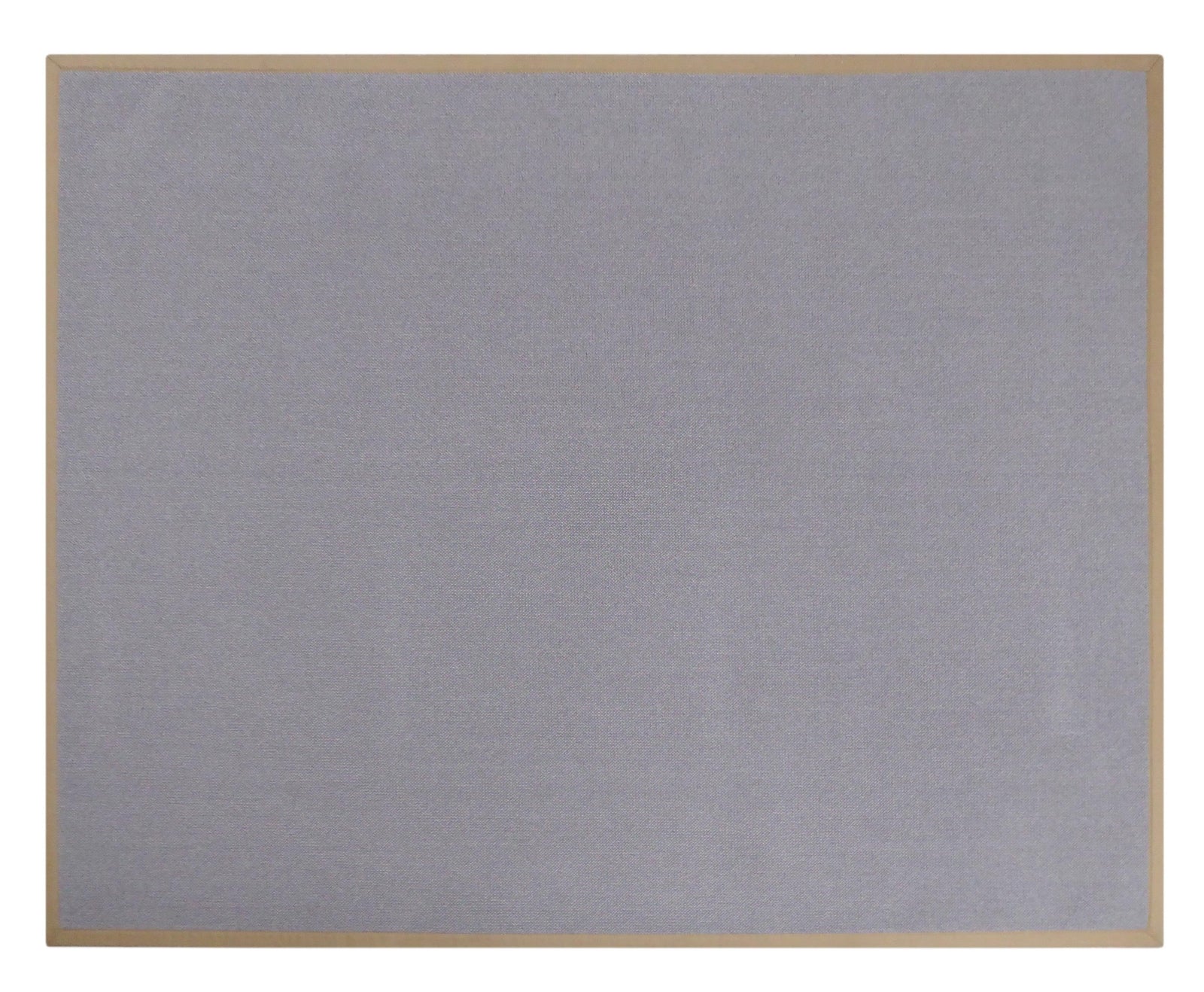 Tapis gris à poils ras en laine – Wooly : vue d'ensemble du tapis