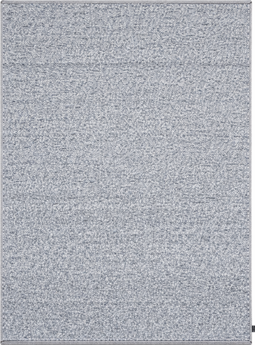 Tapis en laine naturelle avec texture à boucles en relief Looping - 5907-1A08, tissé main, aspect galets pour décoration intérieure naturelle Bel-Deco.