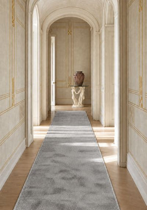Tapis de couloir Uni Gris Brillant et Soyeux (Haute Résistance) - Pacs (70x.., 80x.., 100x200, 100x320 et Rond)