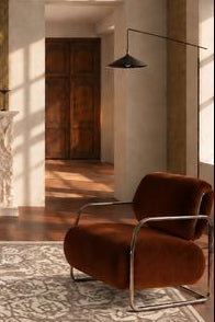 Promotion: Large floral pattern rug made of New Zealand wool and viscose