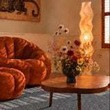 Grey Wool Hallway Rug – Wooly, in a living room