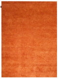 Tapis orange en laine 200x300 – Bhurkan