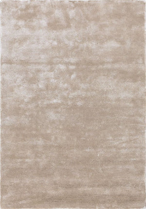 Tapis de chambre ou salon élégant et soyeux Beige en viscose – Annamitique (80x200, 80x250, 80x300, 100R, 100x200 et 100x300)