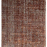 Alfombra terracota beige de lana y poliamida – Magnifique – vista completa de la alfombra