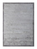 Tapis gris à poils longs en laine d’agneau 170x240 – Baipal