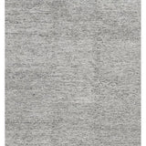 Tapis ivoire et gris en laine et soie – Magnifico : vue d'ensemble du tapis