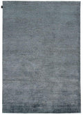 Tapis bleu en soie de bambou 170x240 – Magnifico
