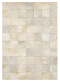 Grey and Ivory Cowhide Leather Rug 170x240 – Sparkless