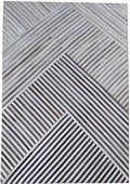Black and White Leather Rug 200x300 – Sparkless