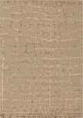 Alfombra beige de lana y viscosa 200x300 – Harmony