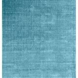 Tapis rond bleu turquoise en PET recyclé 250R – Mako : vue d'ensemble du tapis