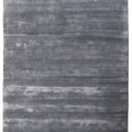 Teppich Grau aus Wolle und Viskose 140x200 – Mutza