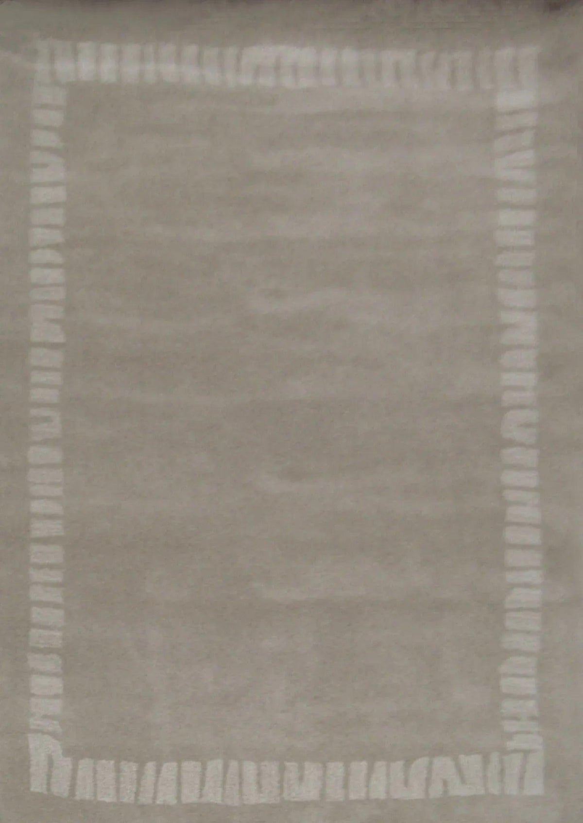 Beige Field Wool Rug – Fields – full view of the rug