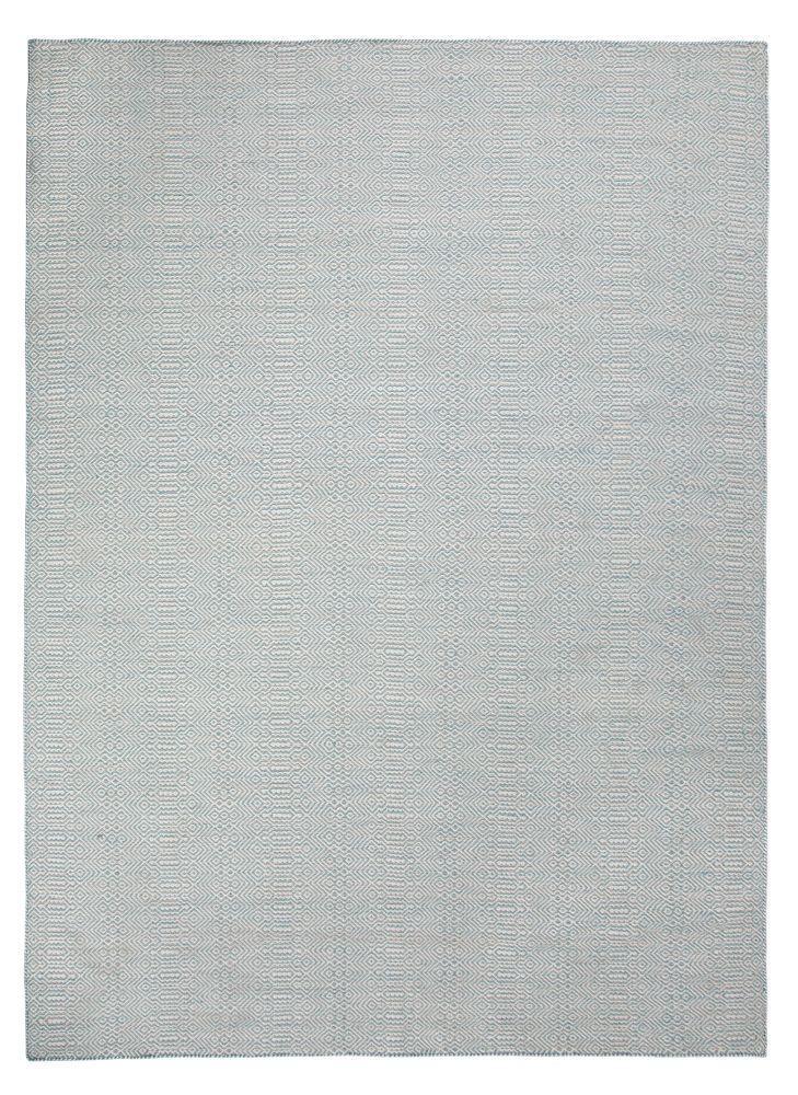 Alfombra turquesa de pelo corto de PET – Tessera – vista completa de la alfombra