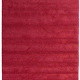 Red Berber Wool Rug – Boumia – full view of the rug