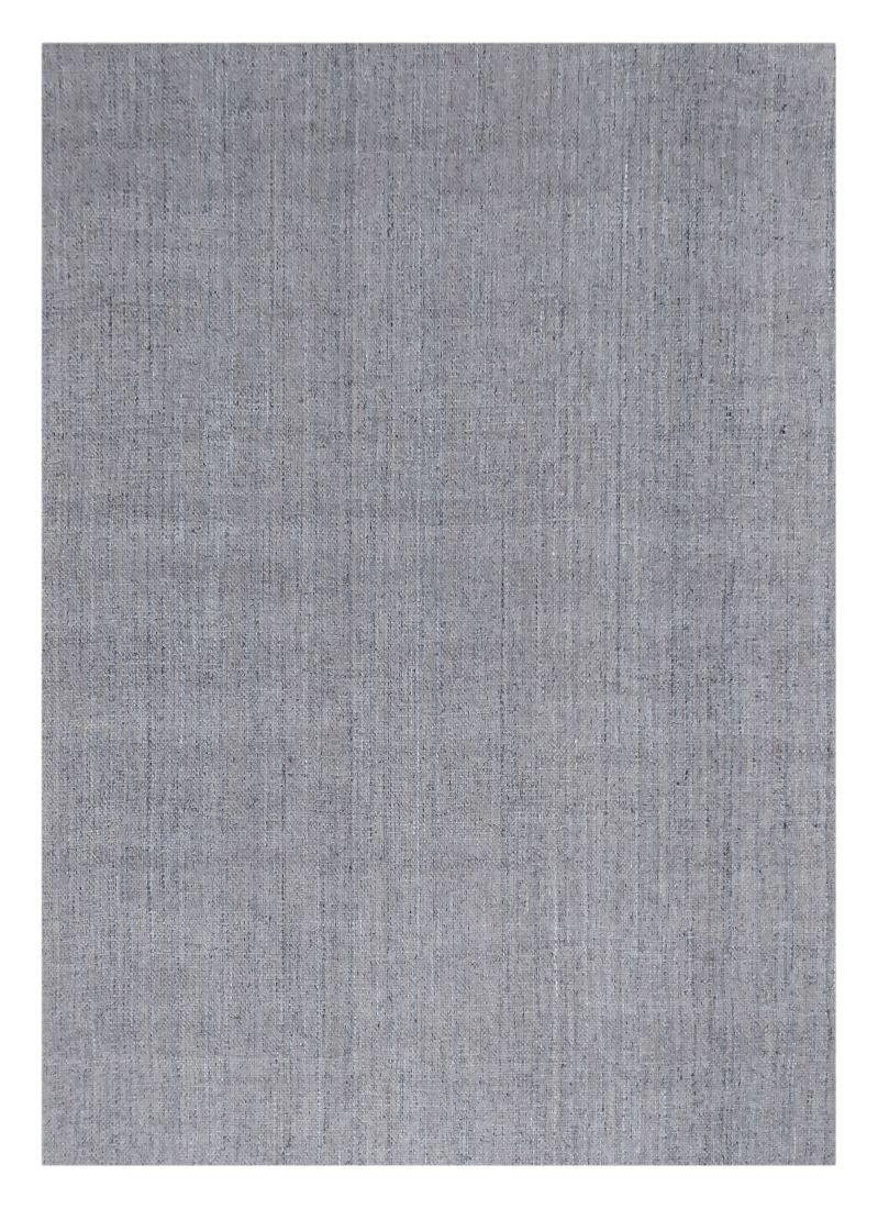 Alfombra gris y beige de lana y viscosa – Hamilta – vista completa de la alfombra