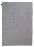 Alfombra gris y naranja de lana y viscosa 170x240 – Hamilta