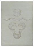 Teppich Elfenbein aus Wolle und Viskose 170x240 – Paris