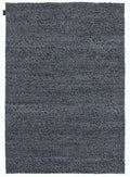 Tapis gris bleu à reliefs en laine 200x300 – Waves